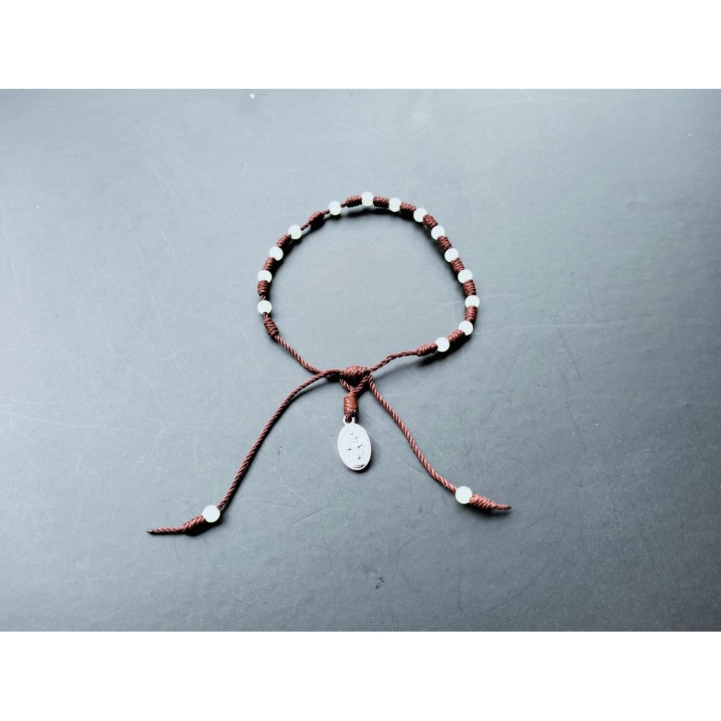 G1229 GELANG SKAPULIR BUNDA MARIA MOTE FOSFOR NYALA KATOLIK