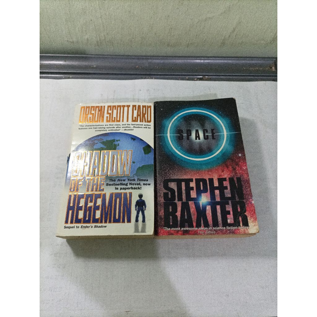 novel import Space (Stephen Baxter), Shadow of hegemon (orson Scott card) /perbuku