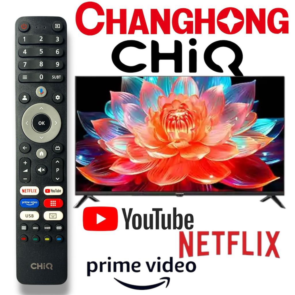 chiq remot smart tv chiq tanpa voice remote smart tv led chiq