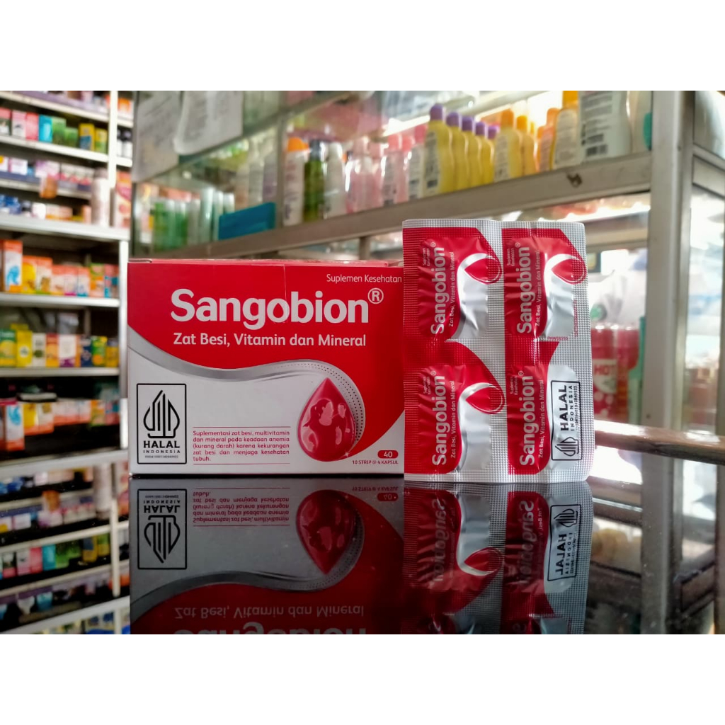 SANGOBION KAPSUL 1 STRIP @4 TABLET sangobion kapsul