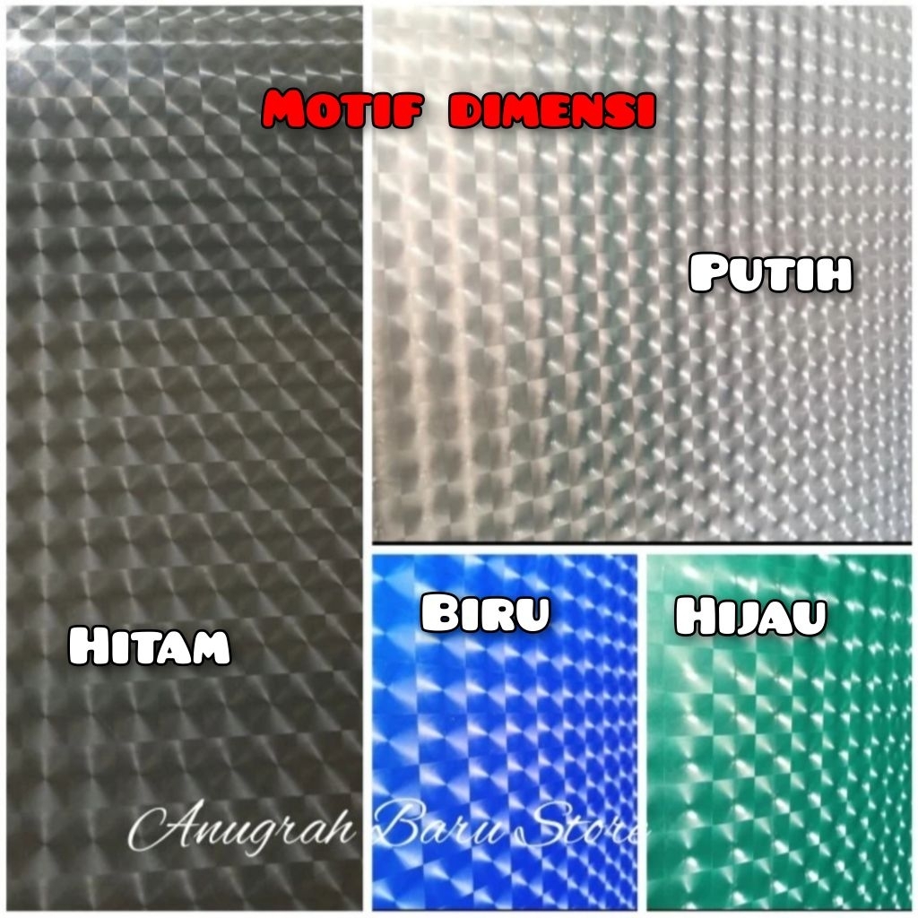 Fiber pagar plastik penutup pagar motif 3 Dimensi