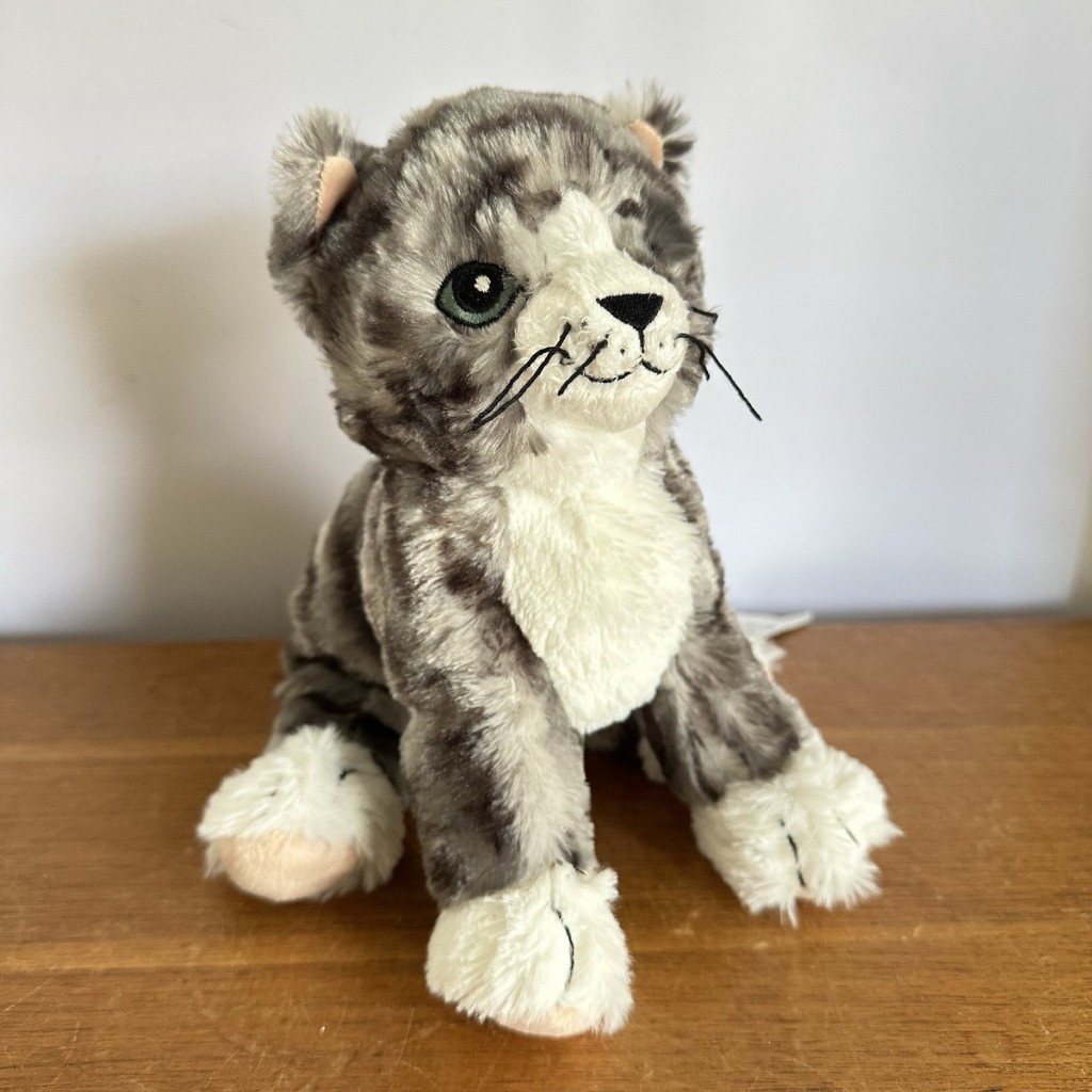 Boneka mainan anak kucing lembut mata besar ramah nyaman aman dipeluk bawa LILLEPLUTT Soft toy, cat 