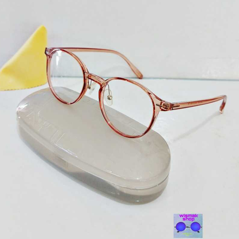 Bingkai kacamata frame kacamata frame premium lentur full frame bahan TR ada nouseped
