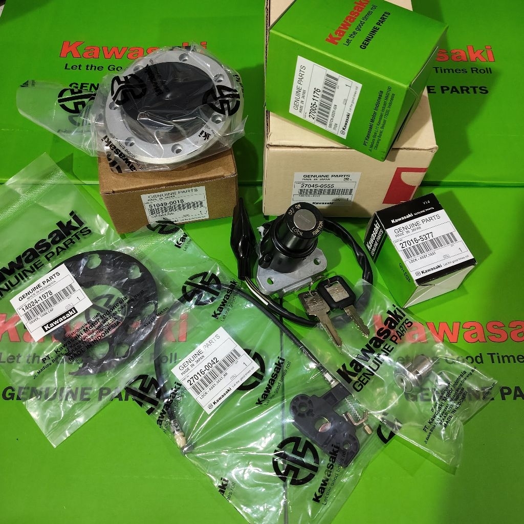 Kunci Kontak Komplit Ninja RR New 2012 - 2015 Konci Kontak Ninja 150 RR New 2012 2015 Original 27045