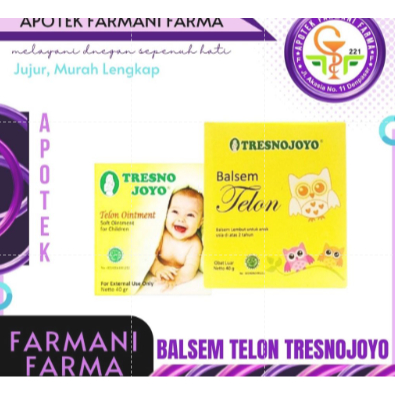 BALSEM TELON TRESNOJOYO 40 GRAM / BALSEM TELON TRESNOJOYO 20 GRAM / BALSEM BABY / BABY BALSAM / BALS