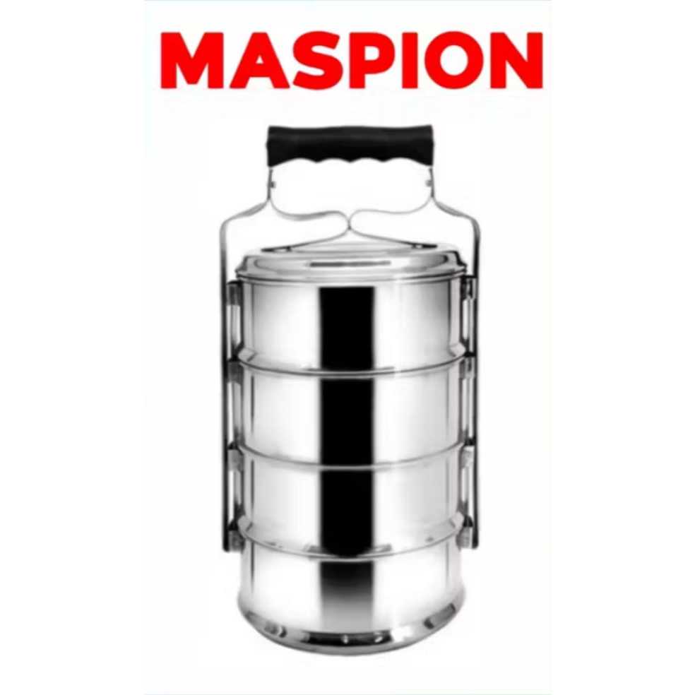 RANTANG SUSUN MASPION 14 CM STAINLESS SUSUN 4 - RANTANG STAINLESS 14 CM - RANTANG MASPION 4 SUSUN - 