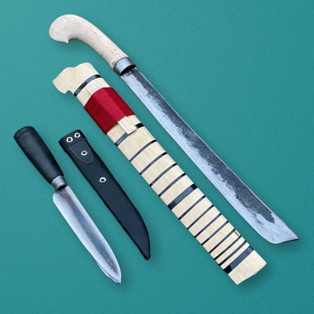 GOLOKT PANJANG BILAH 40 CM BONUS PISAU SESET