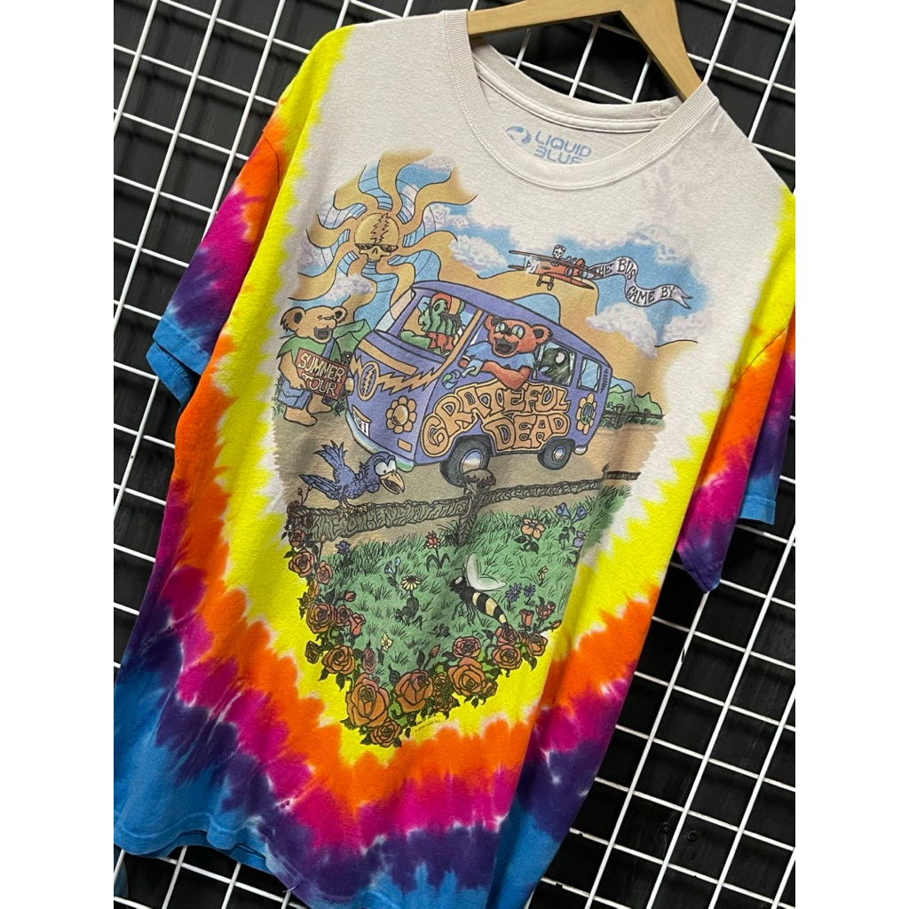 Kaos Band Vintage Grateful Dead Summer Tour Liquid BLue
