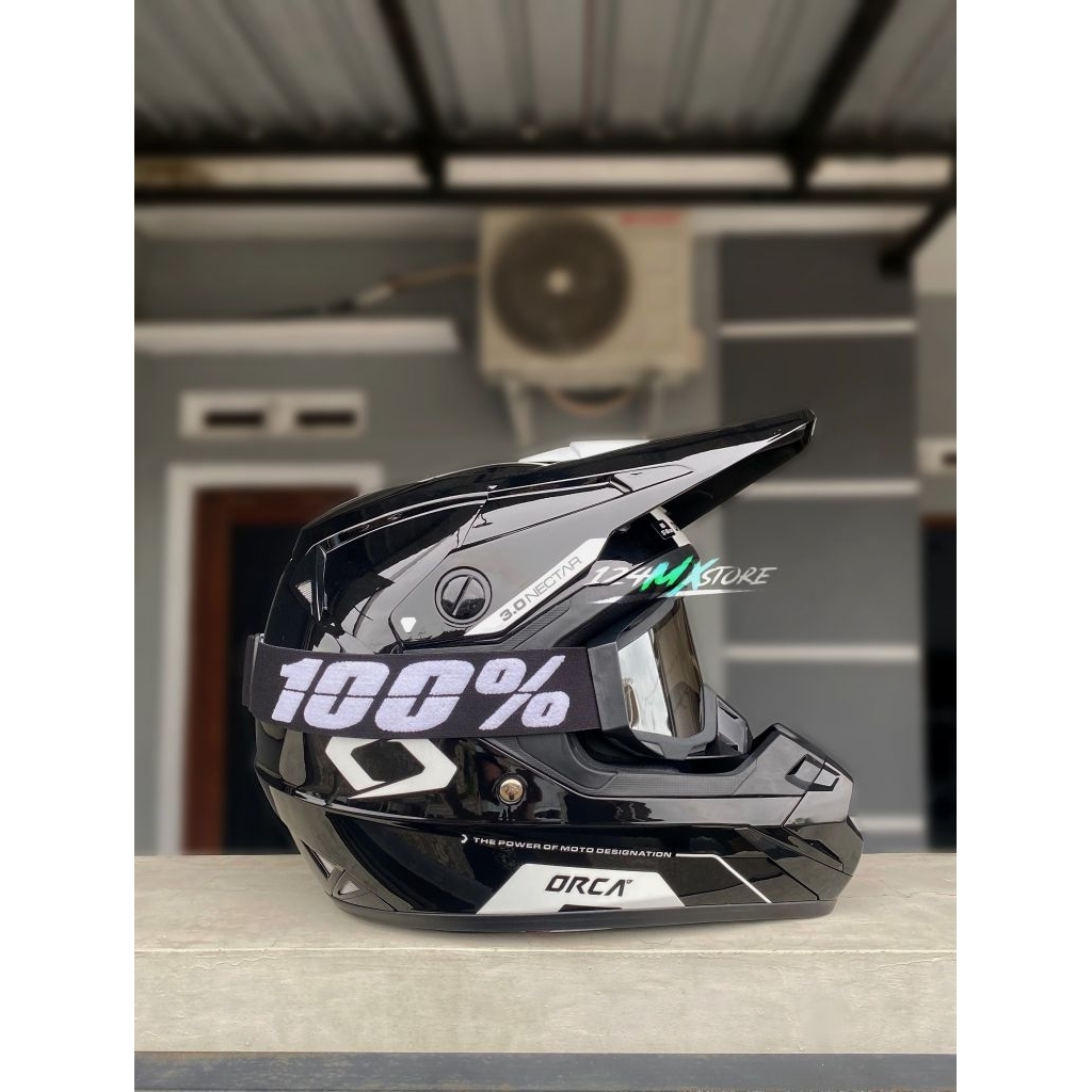 HELM ORCA NECTAR 3.0 DAN GOGGLE 100%