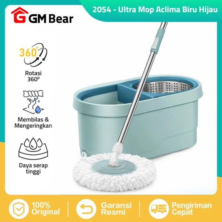 GM Bear Pel Lantai Otomatis 2054 - Ultra Mop Aclima Kain Pel Lantai