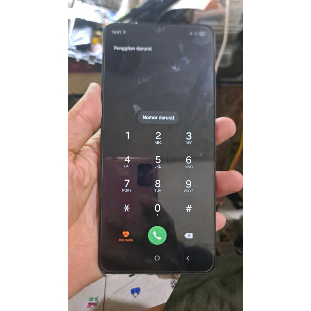 LCD SAMSUNG A07 ori copotan