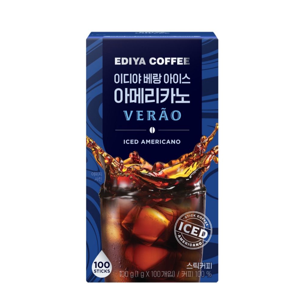 Ediya Verao Ice Americano/Es Kopi Hitam Korea