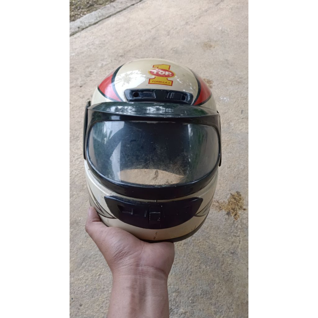 Helm jadul vintage top one top 1 original