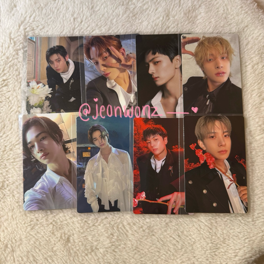 Enhypen Dark Blood Photocard Heeseung Jake Sunghoon Jay Ni-ki Sunoo Version New Half Full