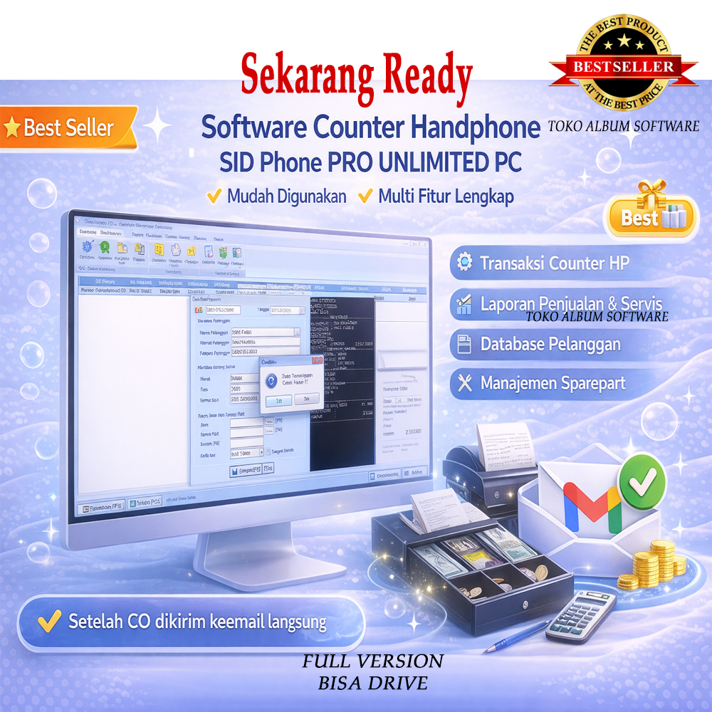 Software Counter Handphone SID Phone PRO UNLIMITED PC