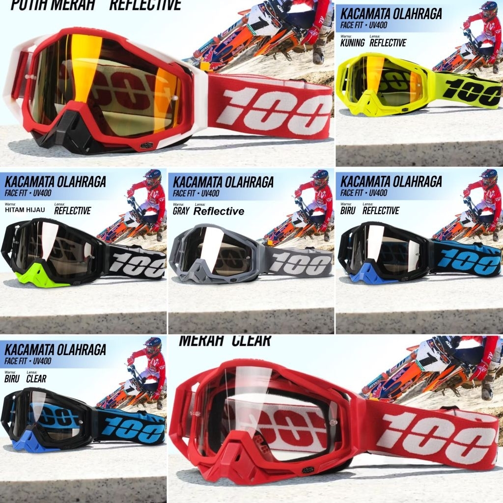 GOGGLE HELM CROSS / KACA MATA HELM TRAIL