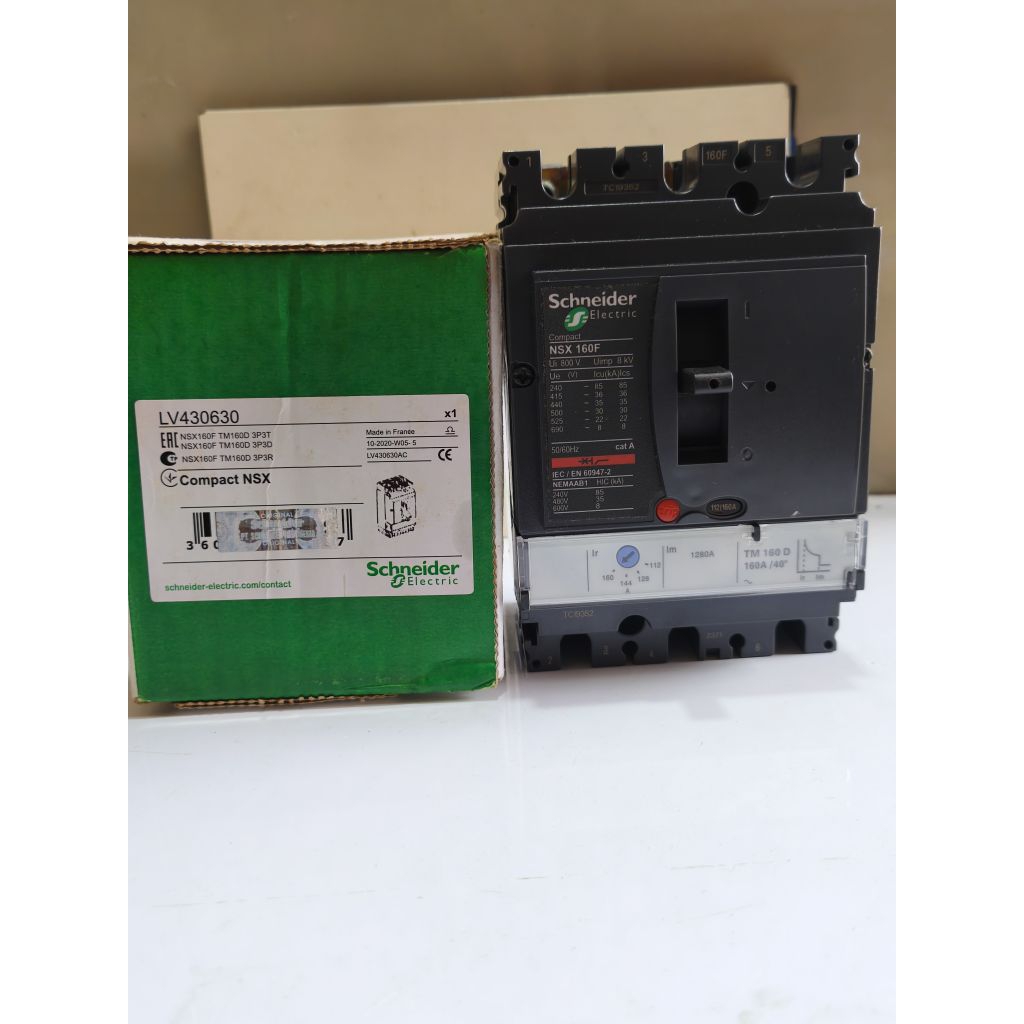 MCCB SCHNEIDER NSX160F 160 A 3 PHASE /// MCCB 160 AMPER
