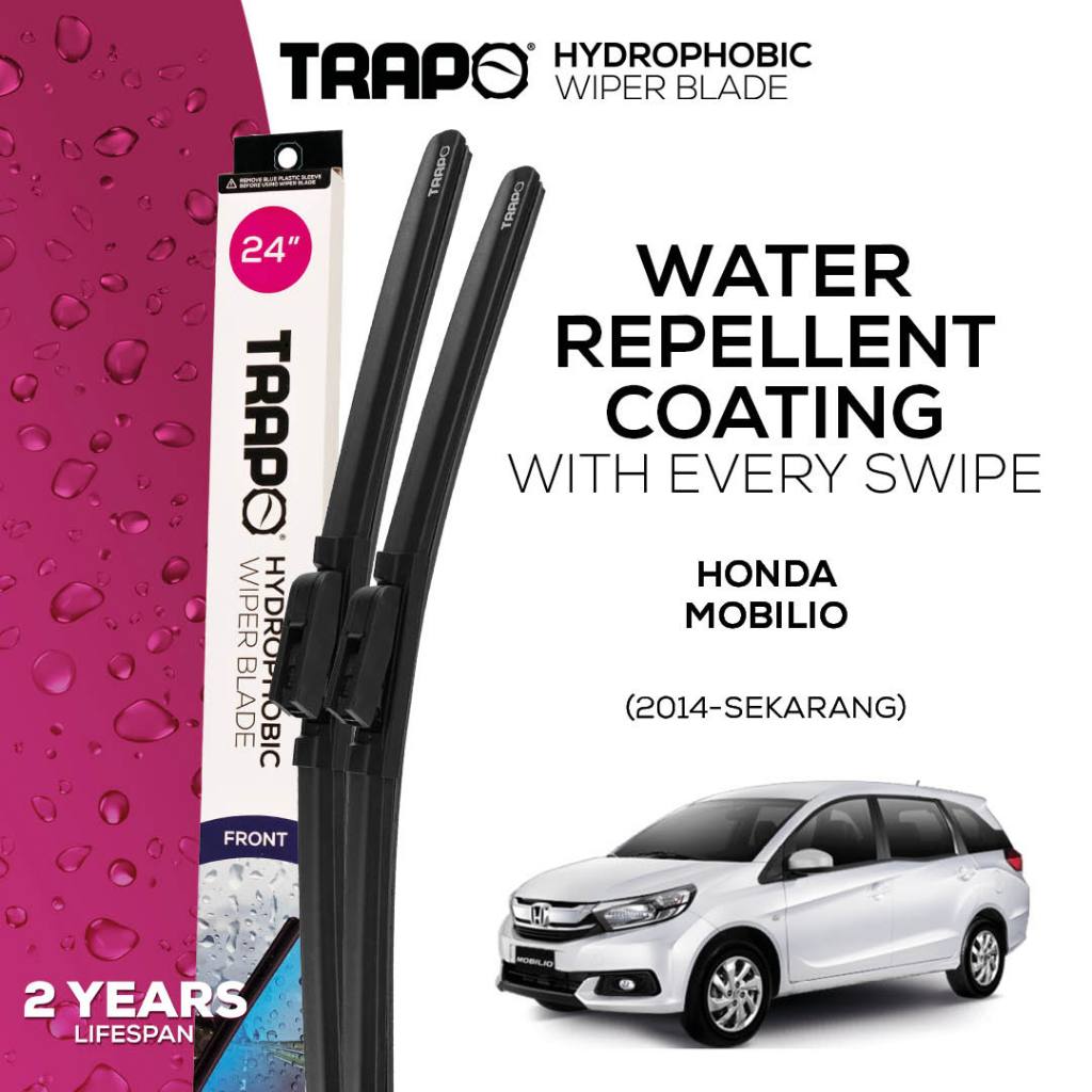 Trapo Hydrophobic Wiper Blade Honda Mobilio (2014-Sekarang)