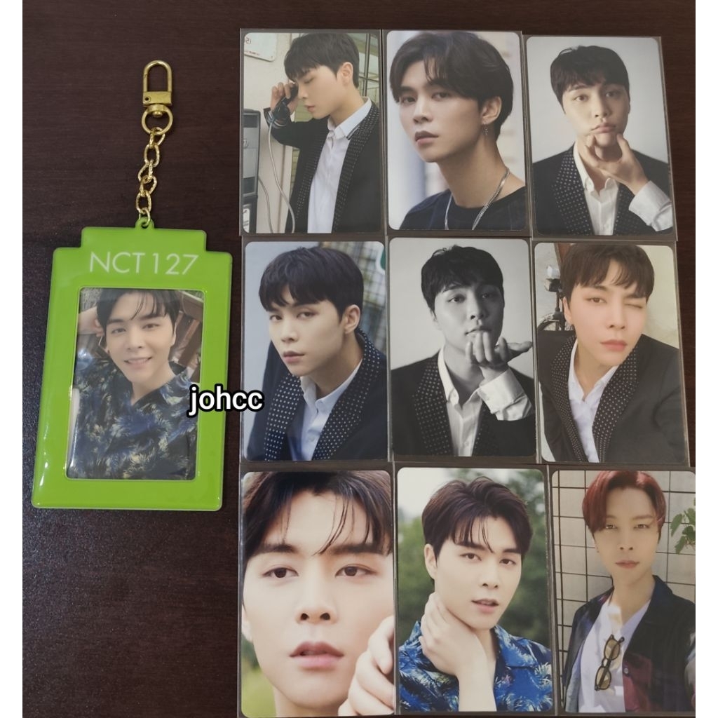 Johnny Dicon 2019 NCT127 PC + Pc Card Holder Keyring