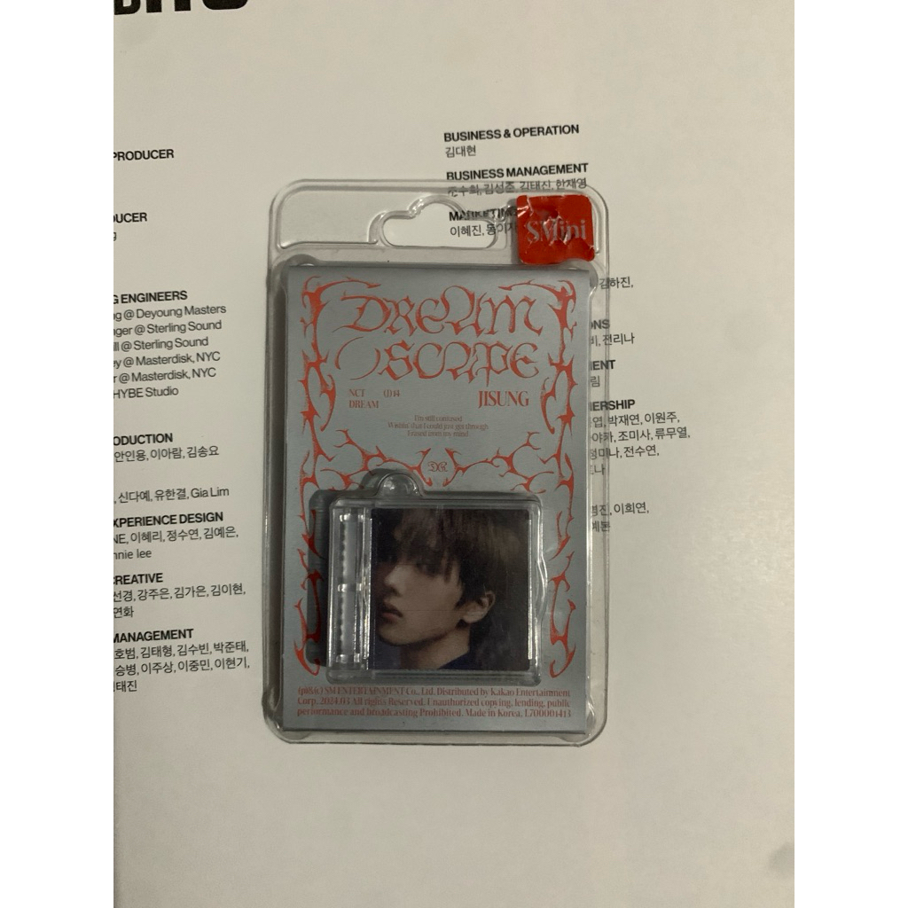 SMINI ONLY JISUNG DREAMSCAPE OFFICIAL