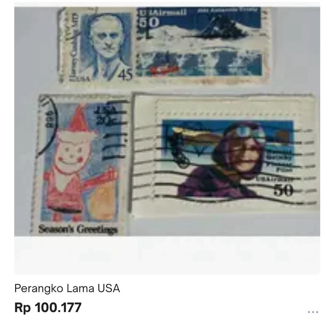 perangko lama USA