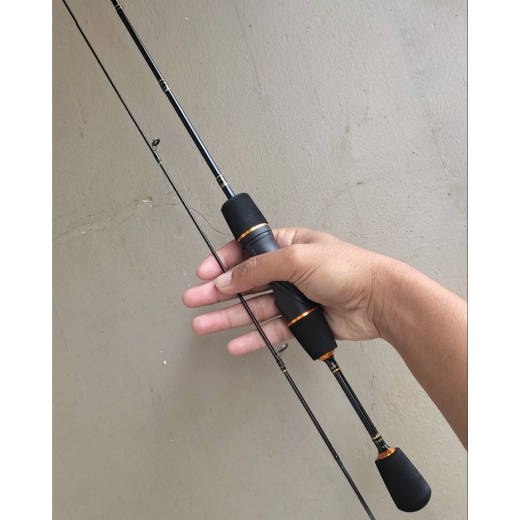 Joran Micro fishing / casting panjang 150cm 2 section 1lb, untuk wader dan ikan kecil lain nya