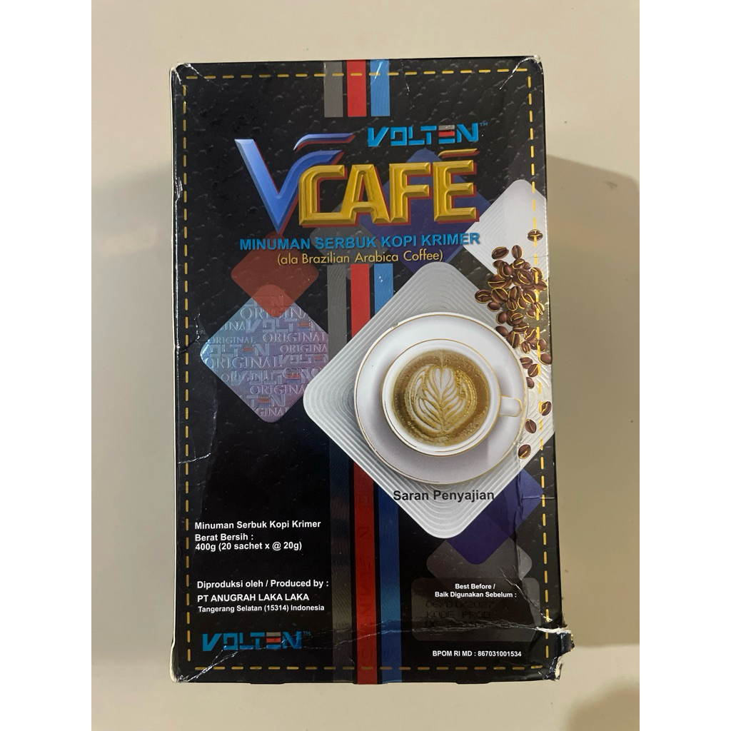 VCAFE KOPI JAHE HITAM ECER (TERLARIS)