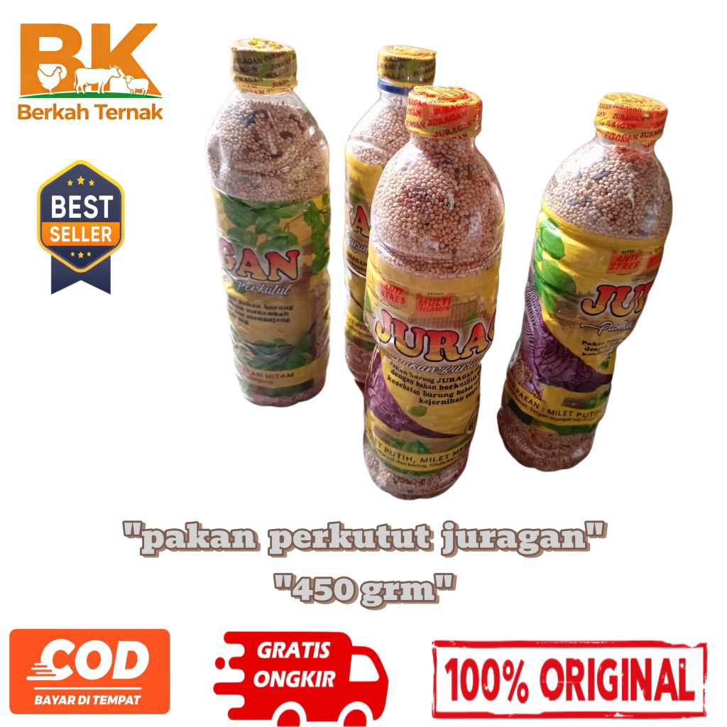 PAKAN BURUNG PERKUTUT JURAGAN ,pakan berkualitas untuk burung perkutut/ gacor harian