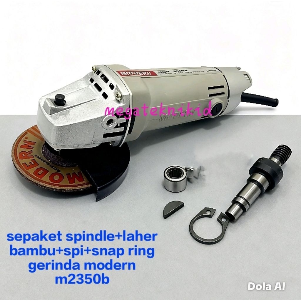 as spindle+laher bambu+spi+snap ring gerinda modern m 2350b