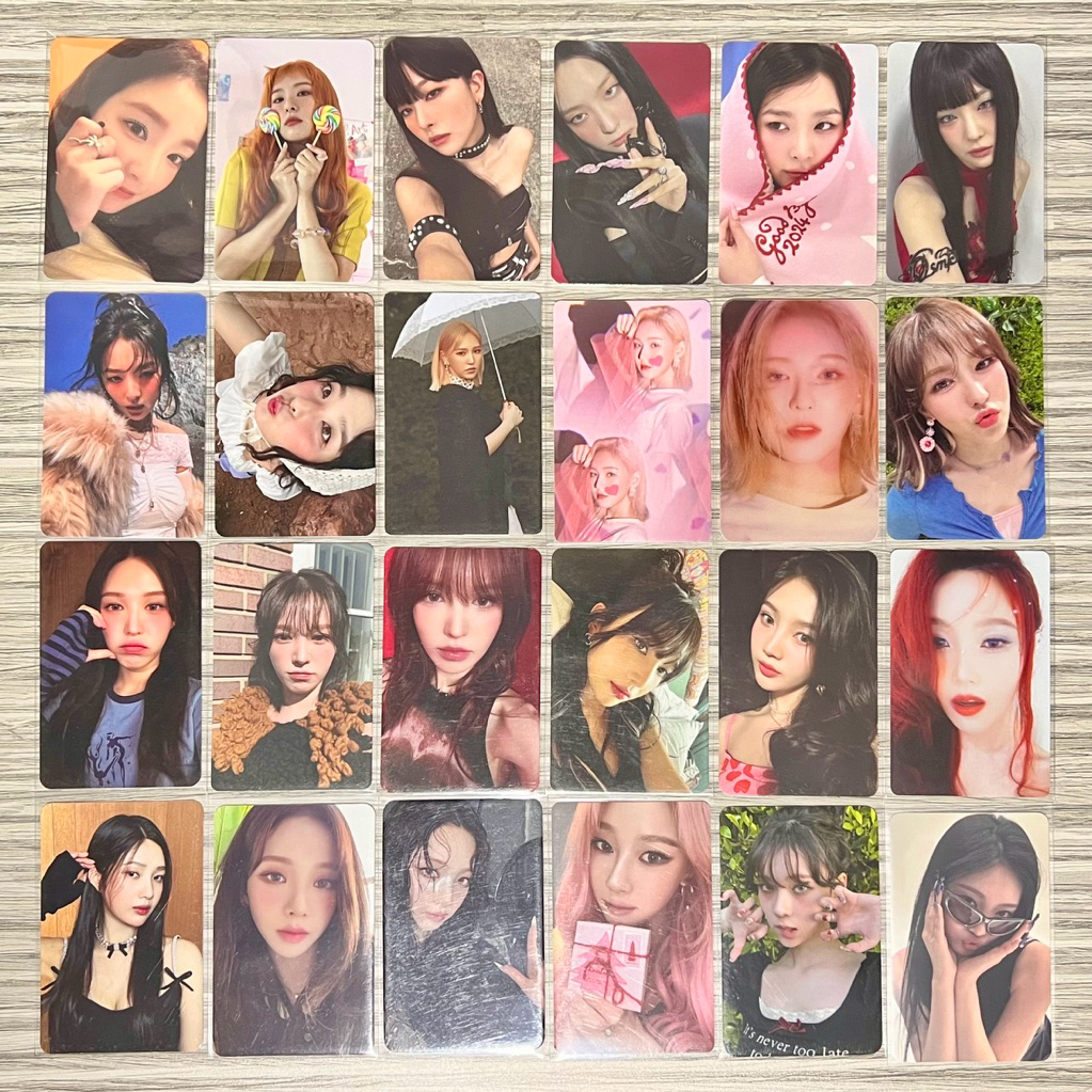 Official PC / Photocard RED VELVET Irene Seulgi Wendy Joy Yeri