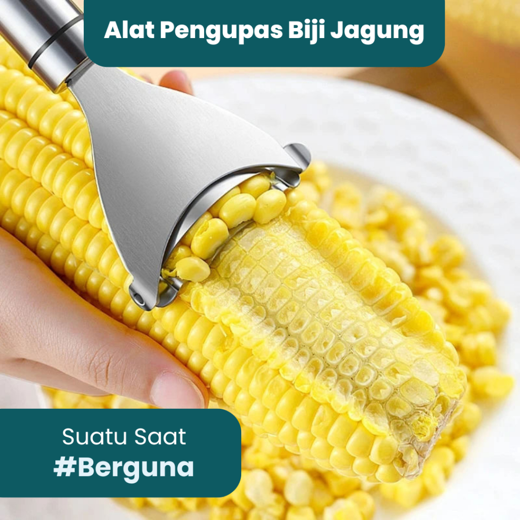 Alat Pengupas Pemipil Biji Jagung Manis Manual Praktis untuk Jasuke Makanan Olahan