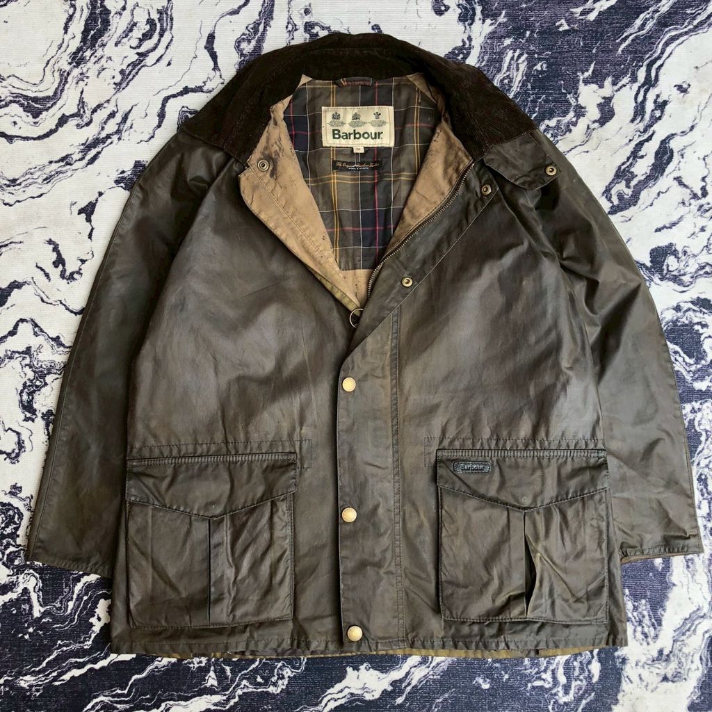 Barbour Amblewood Olive Wax Jacket