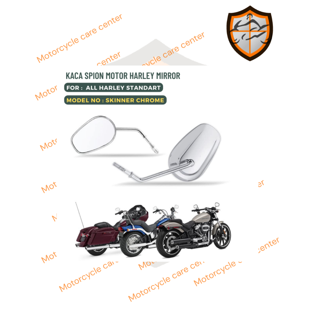 KACA SPION MIRROR ALL HARLEY STANDART MODEL OEM SKINNER CHROME