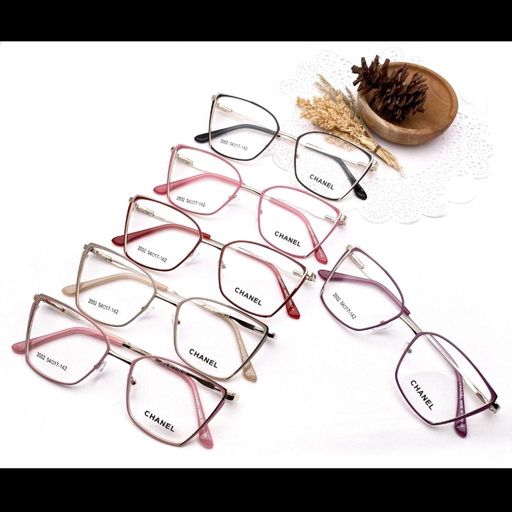 frame kacamata cat eye kotak bahan besi 2002