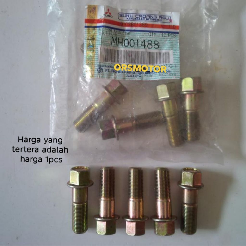 Baut Nap AS Roda / Baut AS Roda / Baut Hub PS / Canter / Ragasa ASLI Mitsubishi KTB