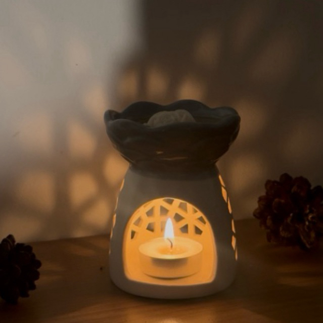 set tungku lilin aromaterapi || pewangi ruangan