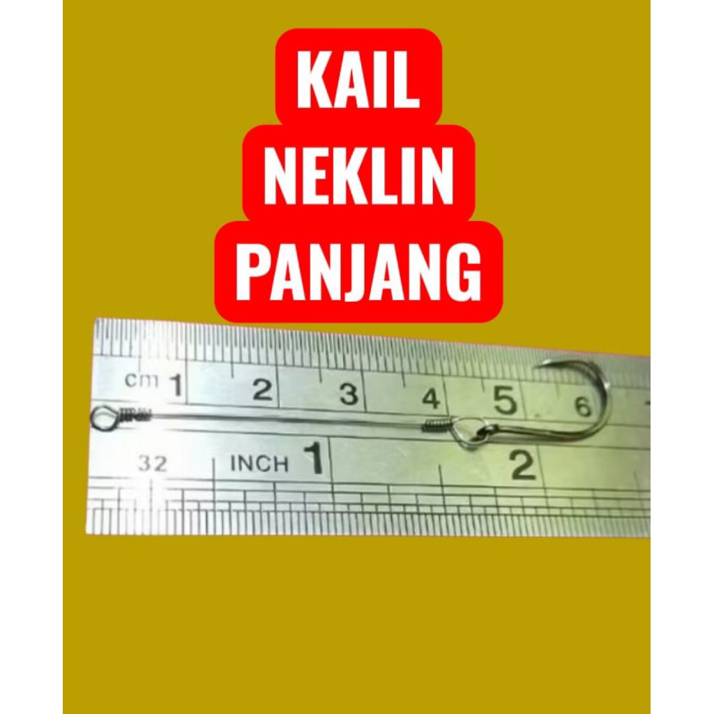 KAIL GALATAMA BAWAL / KAIL NEKLIN PANJANG / KAIL IKAN PREDATOR