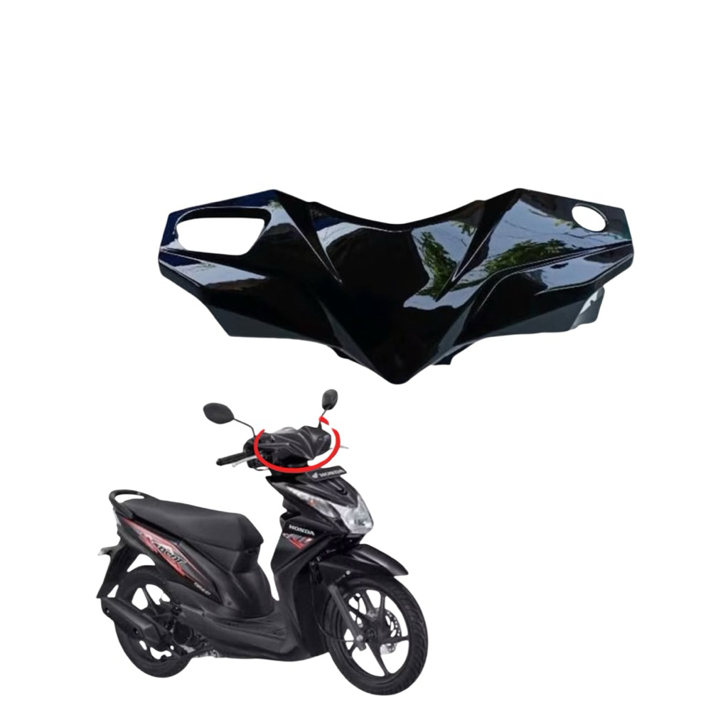 KAP BATOK LAMPU DEPAN BEAT FI HITAM VR