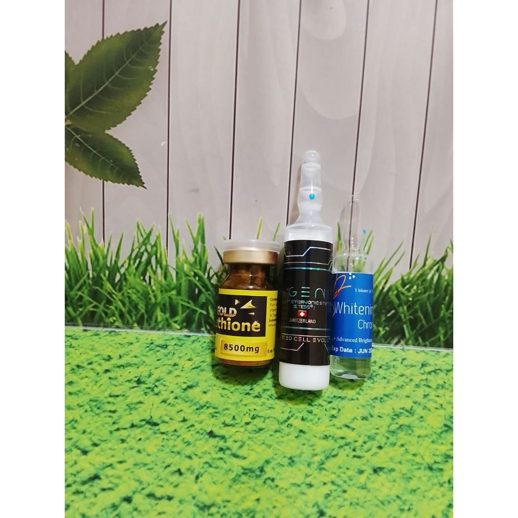 1 set evgenis + whitening booster + pure gold paketan evgenis booster pure gold harga sesuai varian 