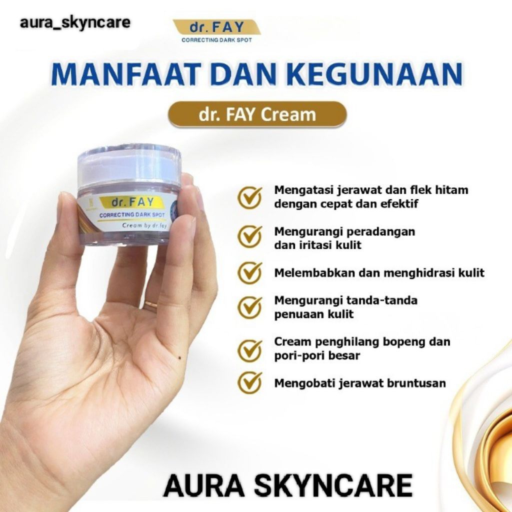DR FAY CREAM PENGHILANG JERAWAT ( DR FAY )