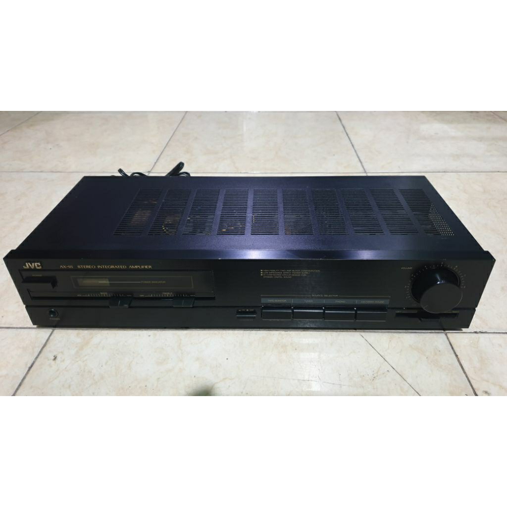 power amplifier vintage JVC AX-111 made in japan stereo intergrated second bekas normal siap pakai s