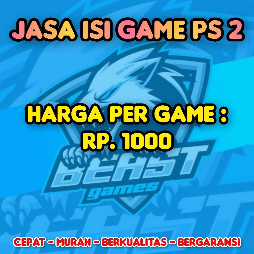 JASA ISI GAME PS 2 MURAH