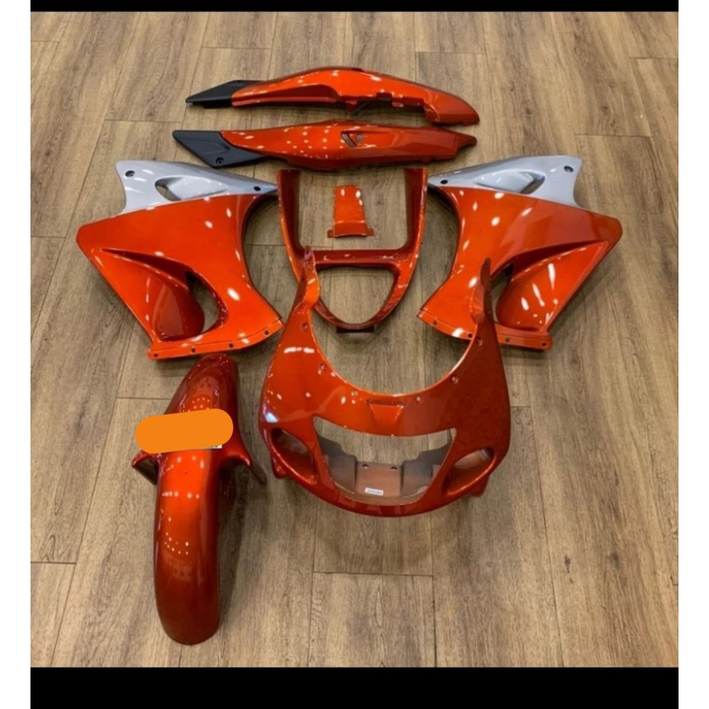 Termurah Body Set Orange Kawasaki Ninja Rr 150 Old Original