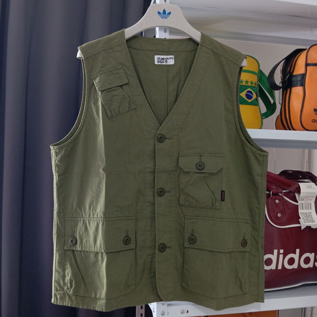 Espionage multi pocket vest jacket