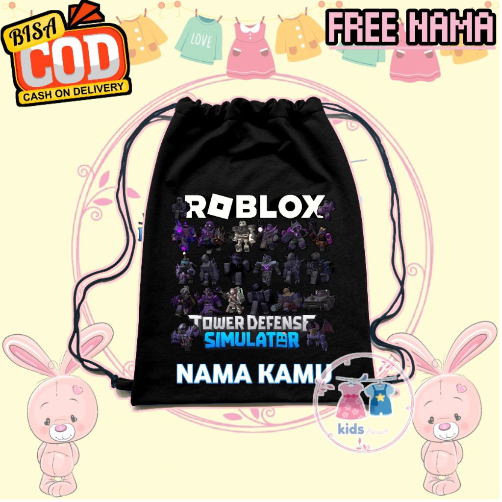 STRINGBAG TAS SERUT ANAK ROBLOX TOWER DEFENSE SIMULATOR X ENEMIES