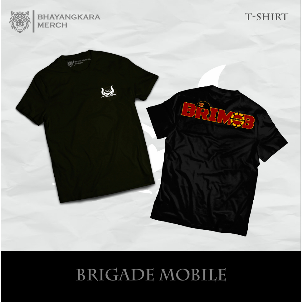 [COD] T-SHIRT BRIMOB || KAOS BRIMOB || BAJU BRIGADE MOBILE || BAJU BRIMOB || BAJU TAMTAMA BRIMOB || 