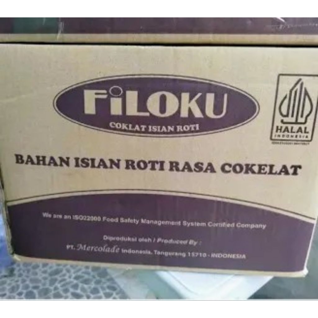 FILOKU FILLING COKLAT KEMASAN 5KG/FILOKU PASTA COKLAT 5KG