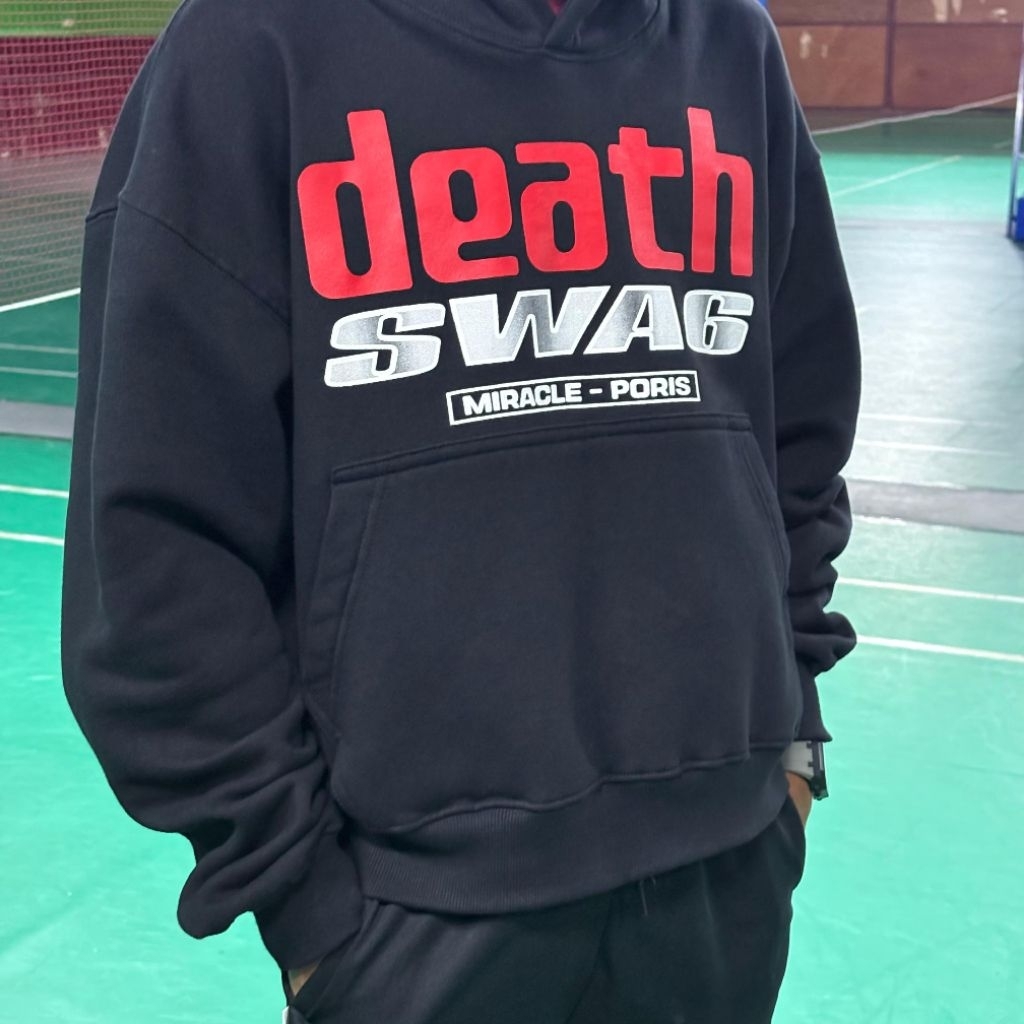 Miracle Mates SWAG Black Hoodie Collaboration Poris