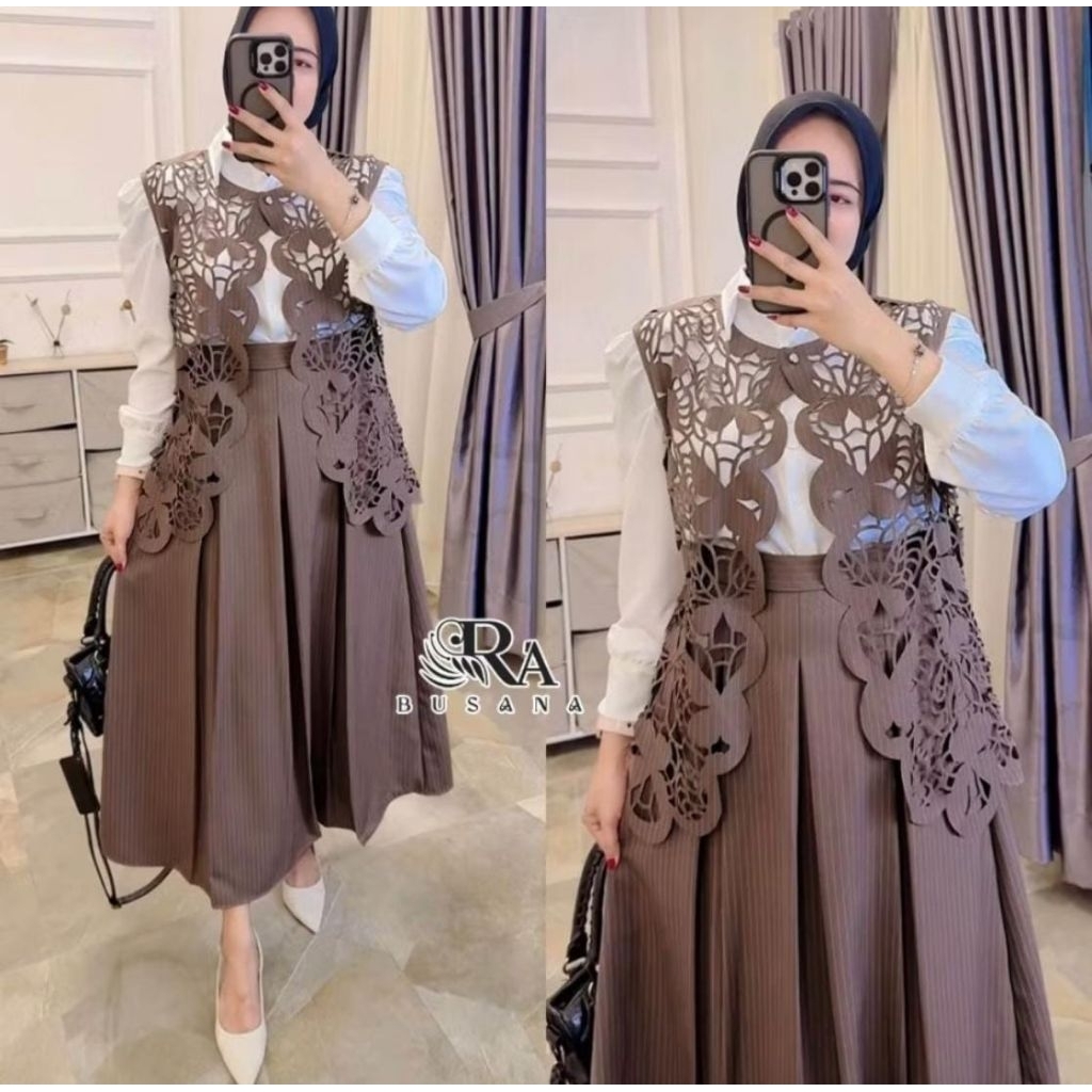 Set Gammis Setelan Gamos Maxy Ganis Syari Games Cewek Ibu2 Hamis Cewek Ibu-Ibu 2026 Gmes Wanita Kond