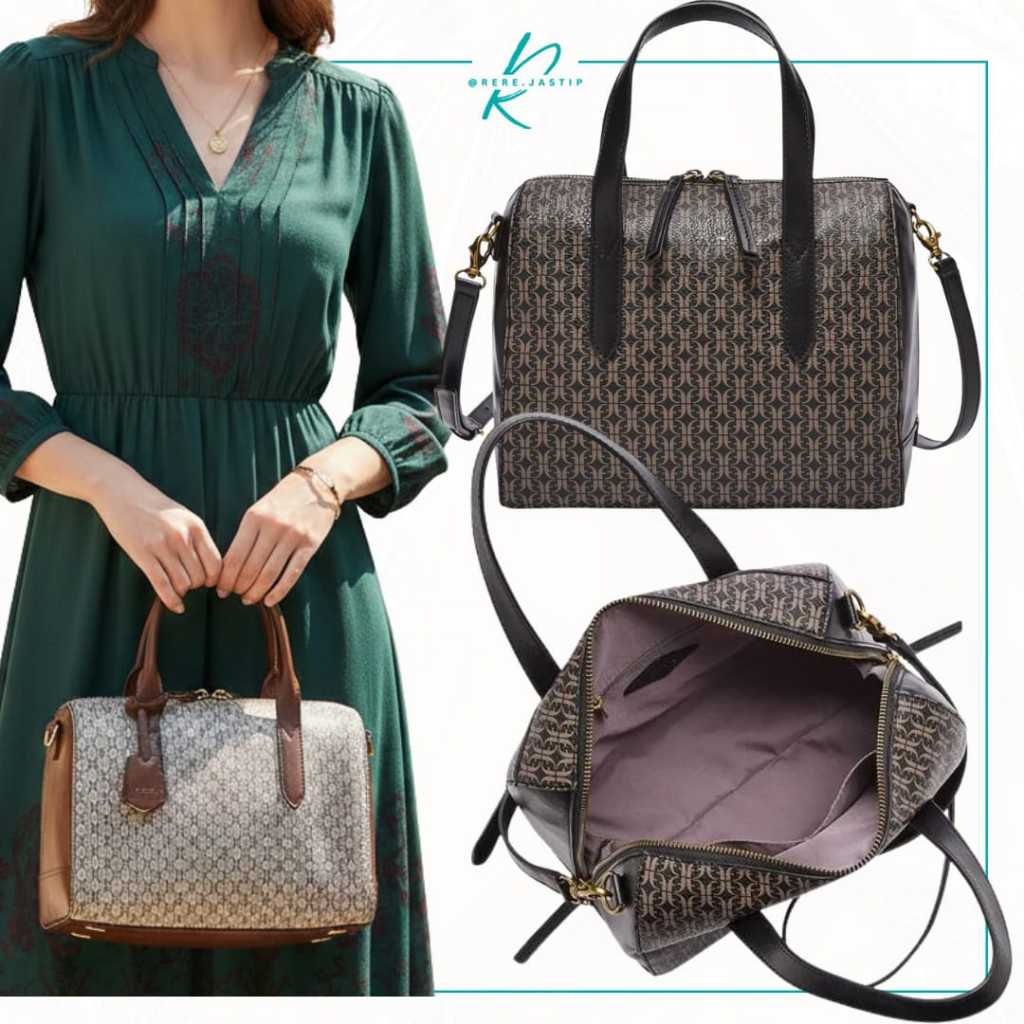 [ORI NEW] Fosil Sydney Satchel Woman Bag | READY STOCK